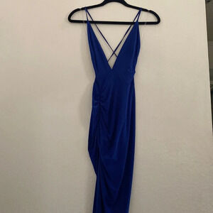 NWOT Sabora Asymmetrical Bodycon Mini Dress